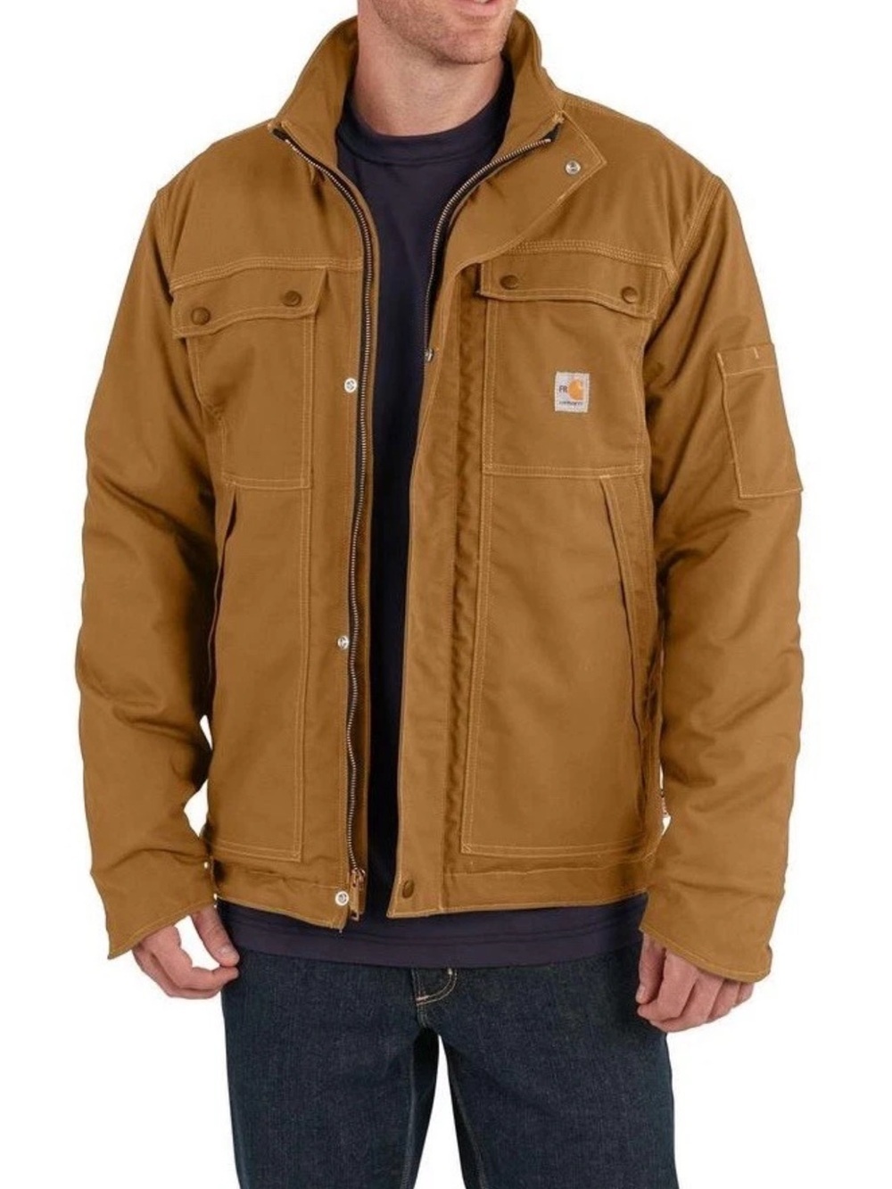 Carhartt FR Full Swing Quick Duck Insulated Coat Jacket - Brown size 3XL